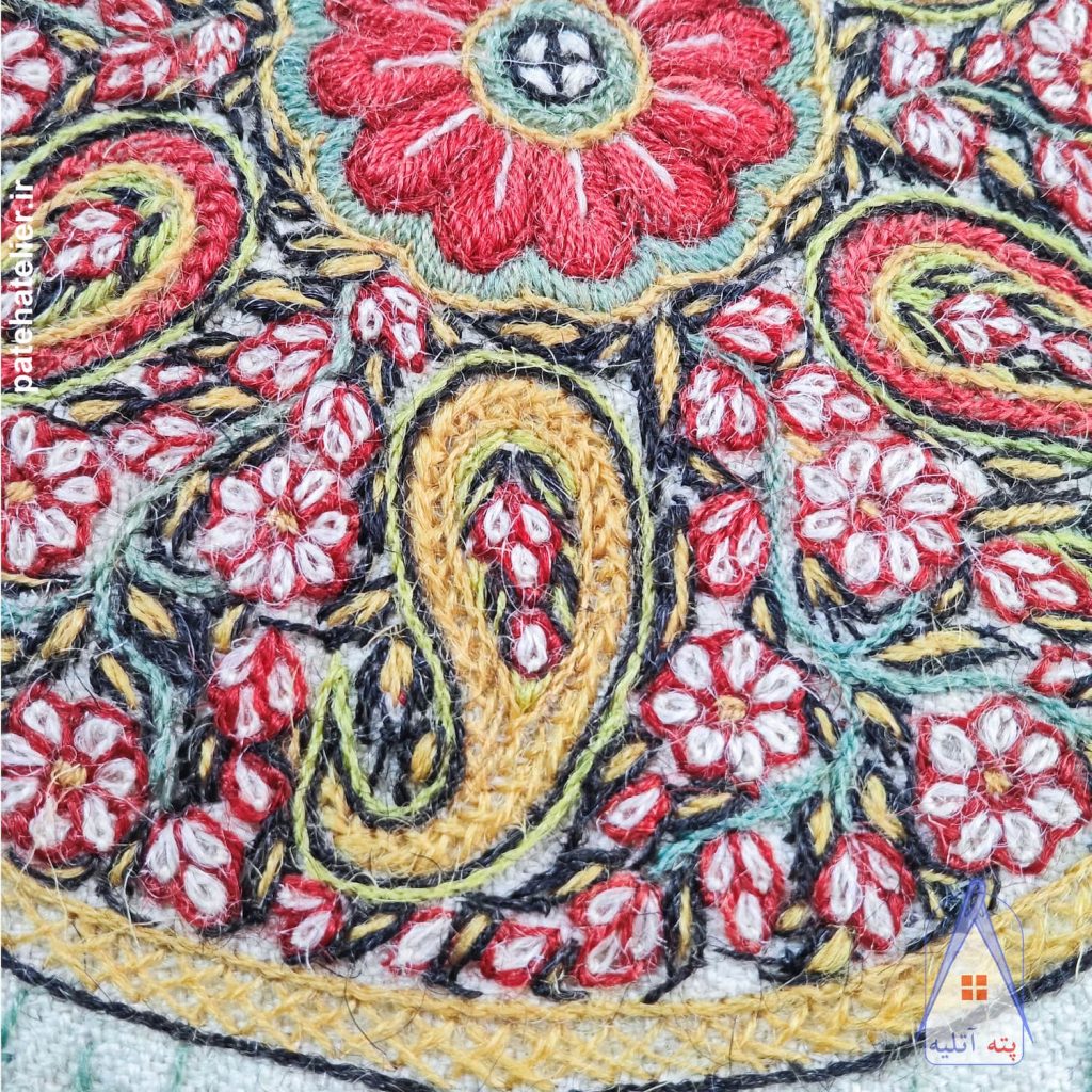 تابلو پته دوزی گیاهی