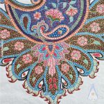 تابلو بزرگ پته دوزی اصیل کرمان