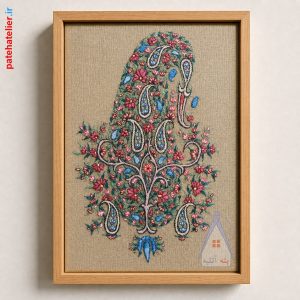 تابلو پته گیاهی دوخت معاصر