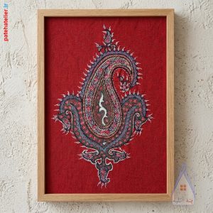 تابلو قرمز پته اصیل کرمان ابعاد 25 در 35 سانتی متر