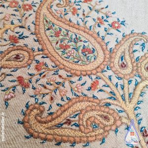 تابلو مربعی پته اصیل کرمان رنگرزی گیاهی