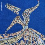تابلو پته دوزی گیاهی رقص سماع