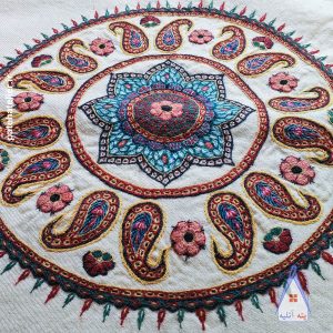 کوسن پته کرمان ابعاد45 در 45 سانتی متر رنگرزی گیاهی