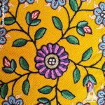 رومیزی پته دوزی کرمان با دوخت تمیز و نخ گیاهی