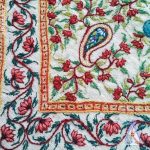 کاور کوسن پته گیاهی کرمان با ابعاد45 در 45 سانتی متر دوخت معاصر