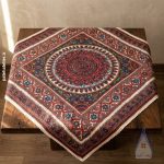 رومیزی مربع پته کرمان مناسب دکوراسیون منزل