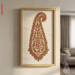 تابلو پته دوزی کرمان دست دوز با نخ نمره 24
